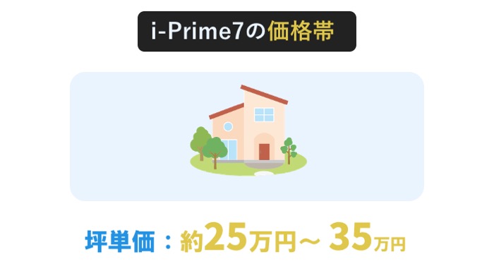 i-Prime7(アイプライム7)の価格帯