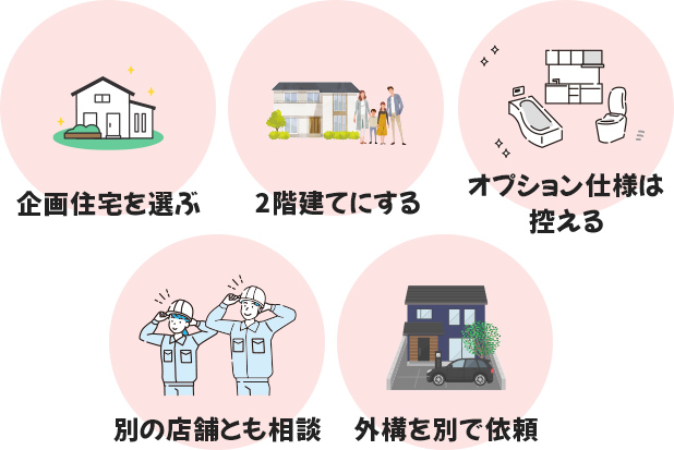 桧家住宅の坪単価をできるだけ安くするコツ