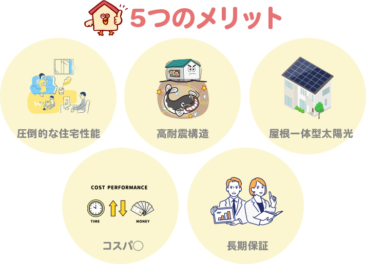 一条工務店で家を建てる5つのメリット