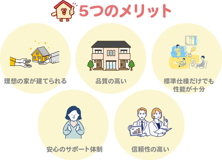 木下工務店で家を建てる5つのメリット