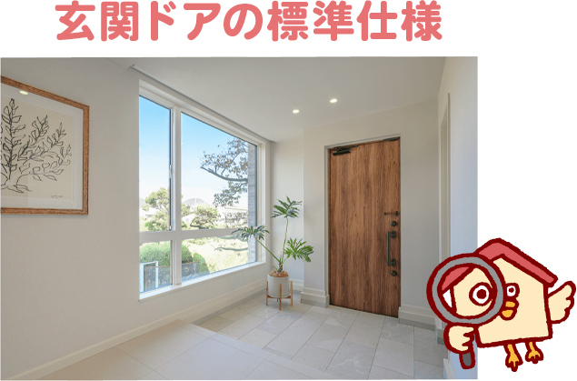 玄関ドアの標準仕様