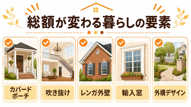 30坪・35坪・40坪で間取りはどう変わる?