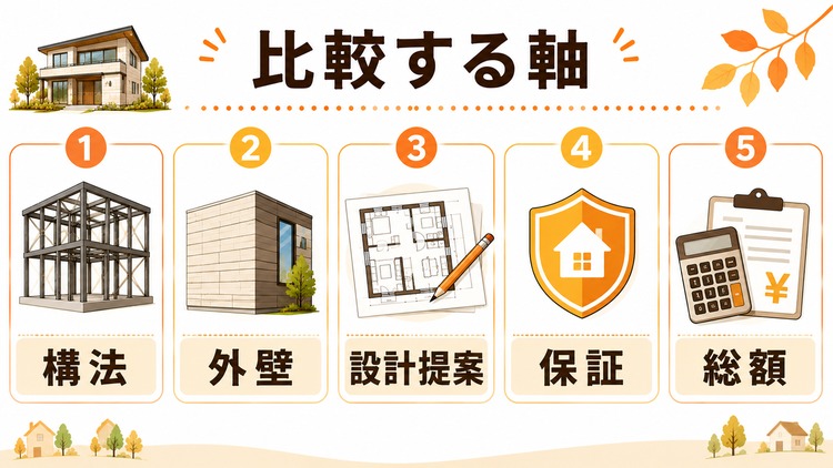 積水ハウスを他社と比較するときのポイント