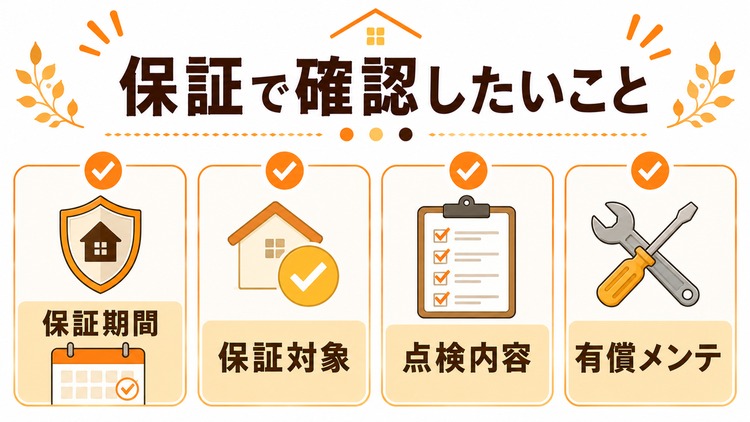 泉北ホームの保証・アフターサービス