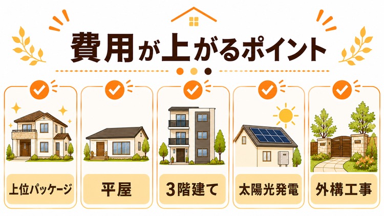泉北ホームで費用が高くなりやすいポイント
