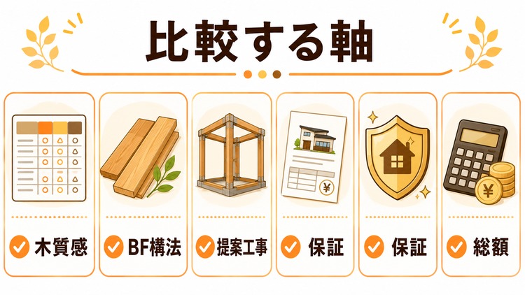 住友林業を他社と比較するときのポイント